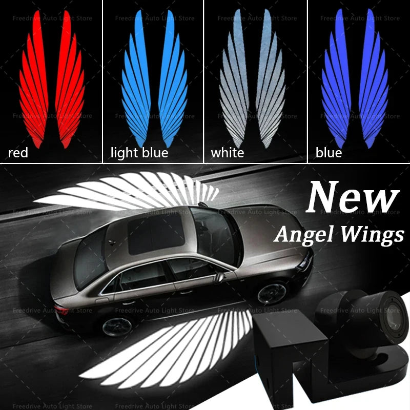 Lumière LED ailes d'ange pour voiture